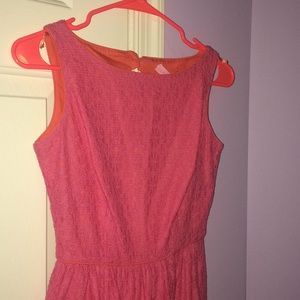Pink Lilly Pulitzer lace dress